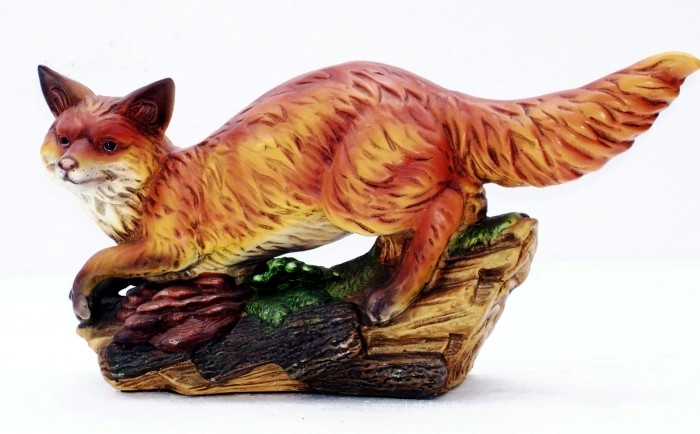 Fox On Wood 18x7