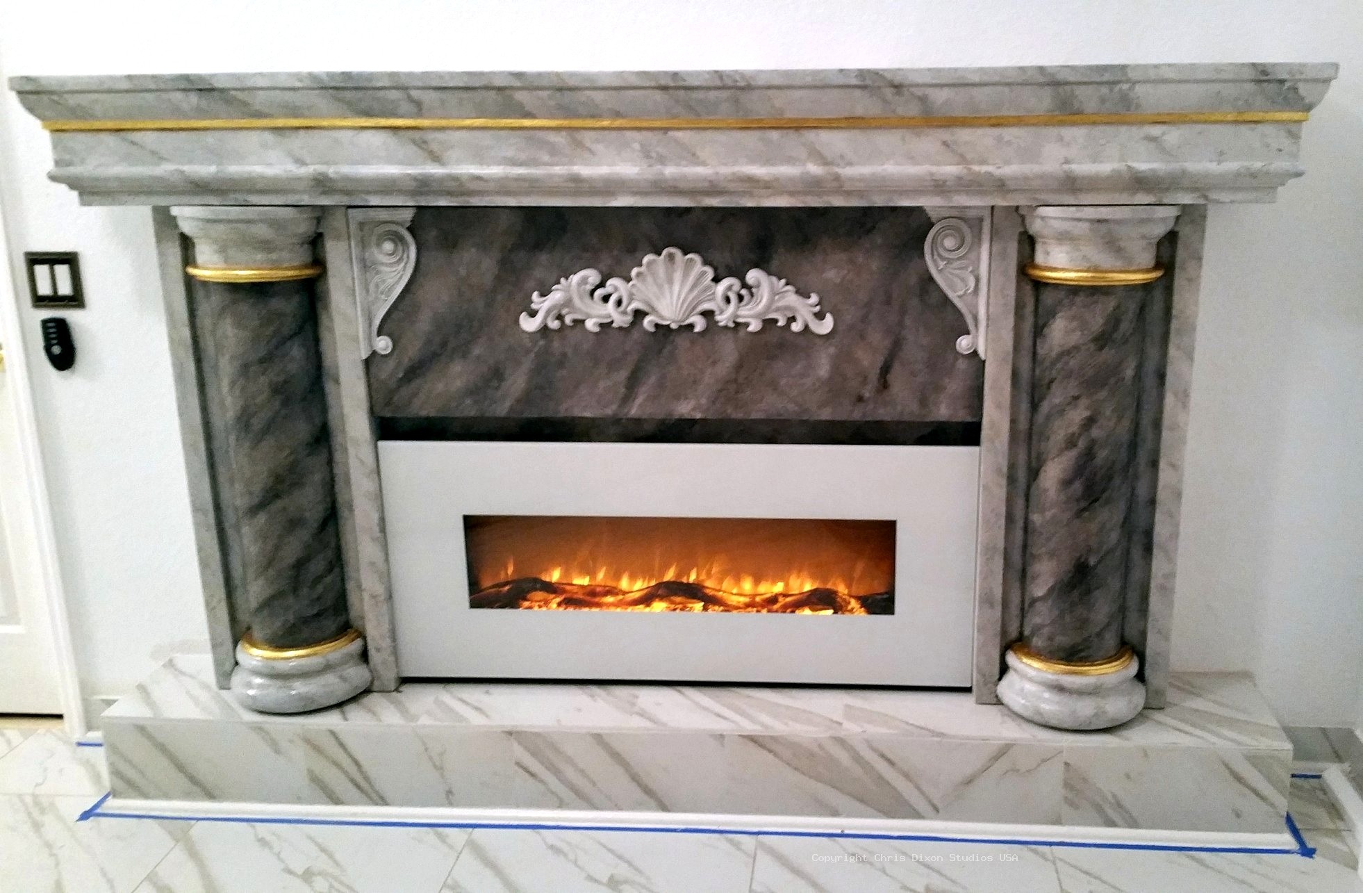 Fireplace Columns 23k 136