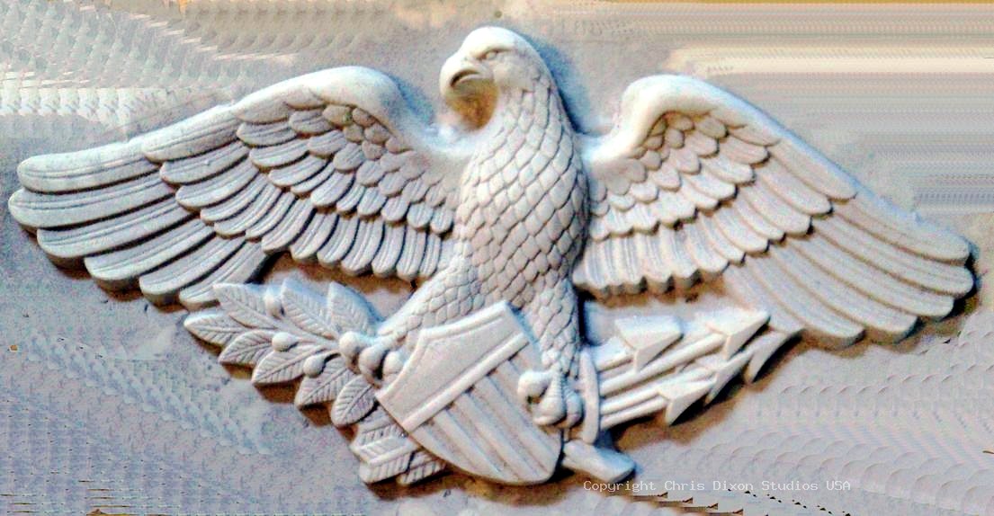 American Eagle Plaque 14x30