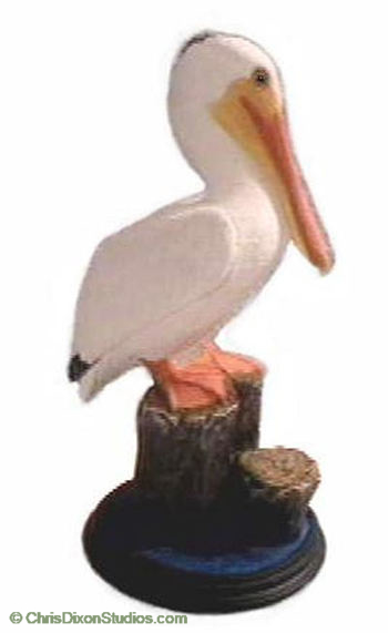 Sm. White PELICAN, 5 x 9
