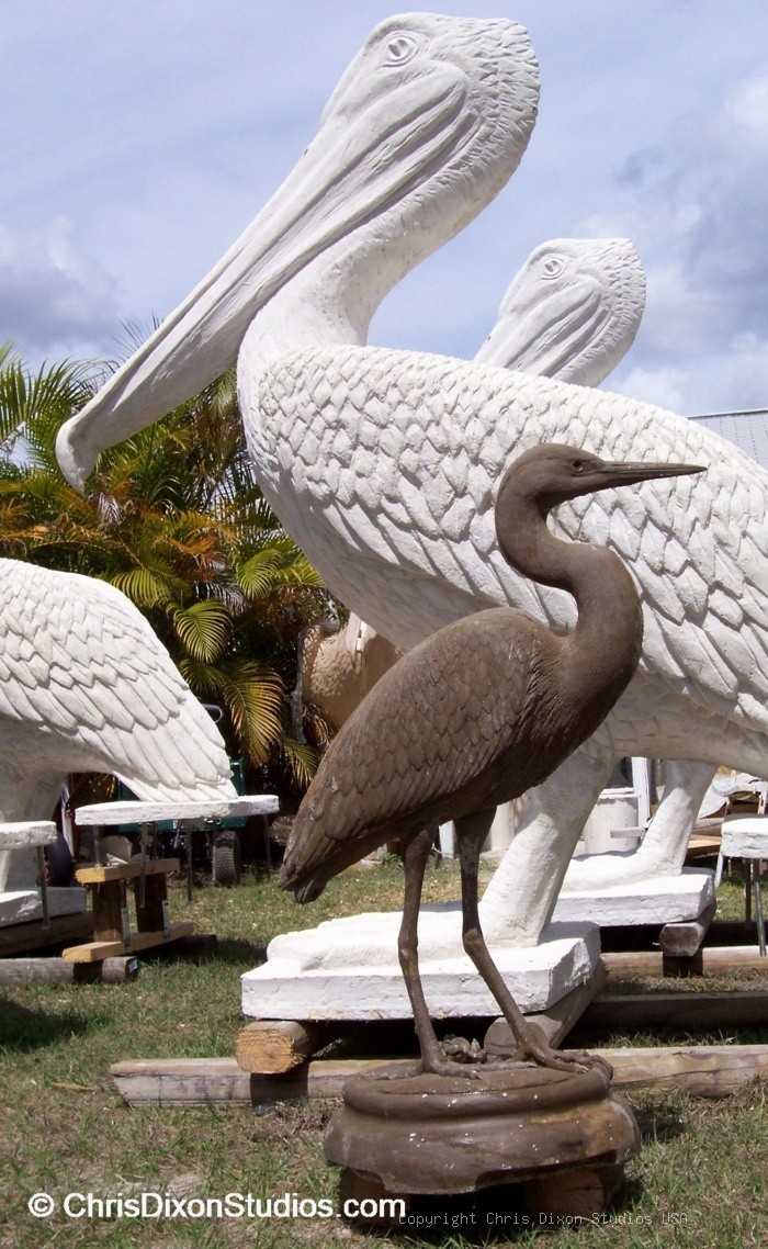6ft Pelican WhiteTint Heron Bronze
