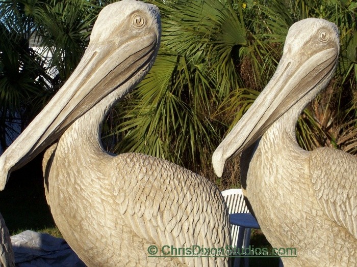 6ft Pelican Stone Pair