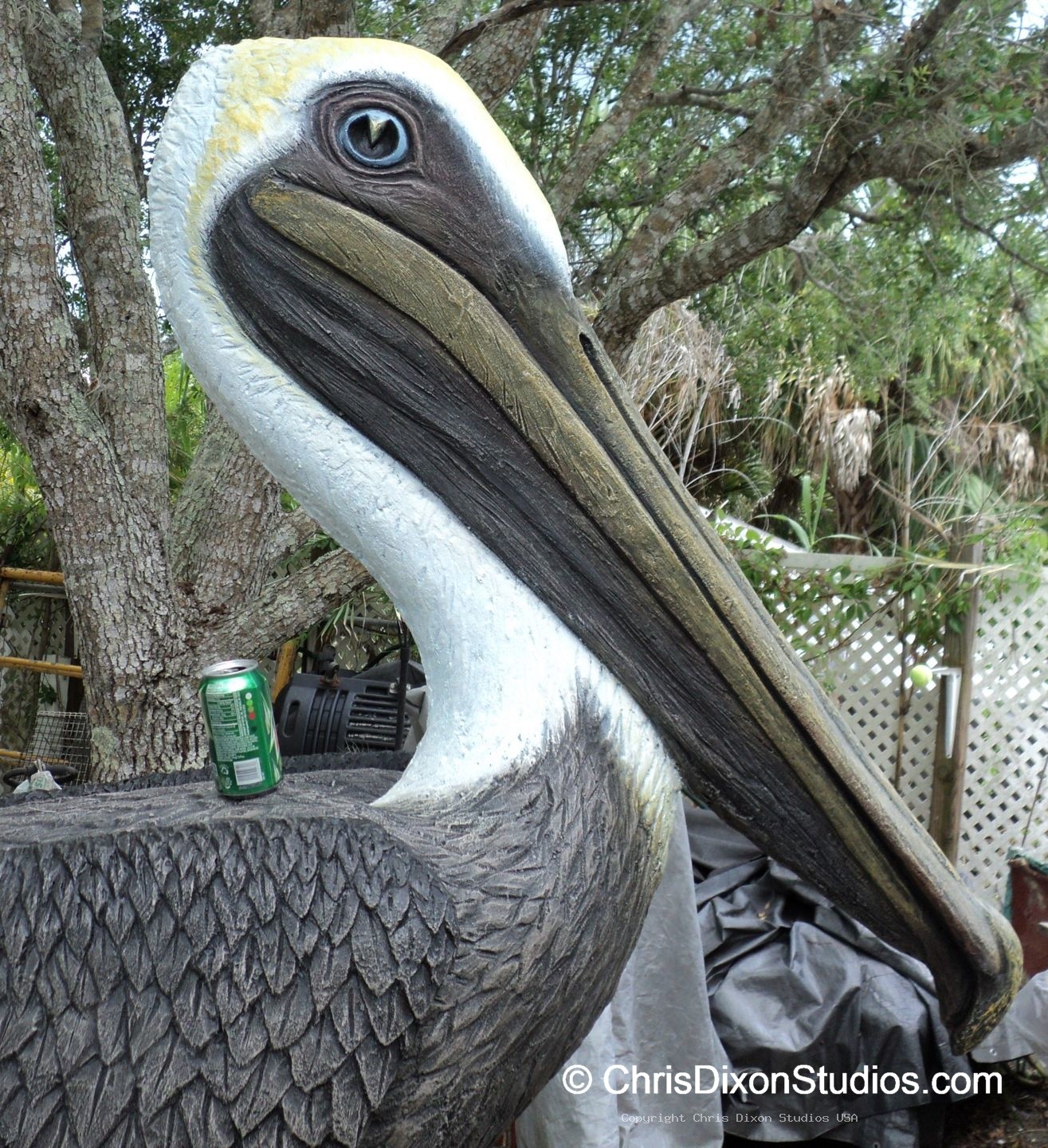 Pelican 7feettall Painted 595