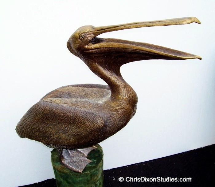 Pelicans Bronze Lifesize21