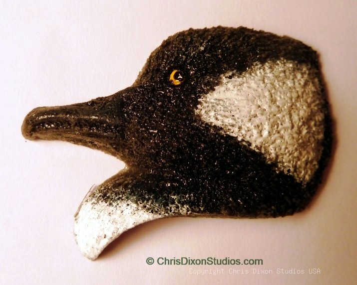 CAMEO Hooded Merganser Duck