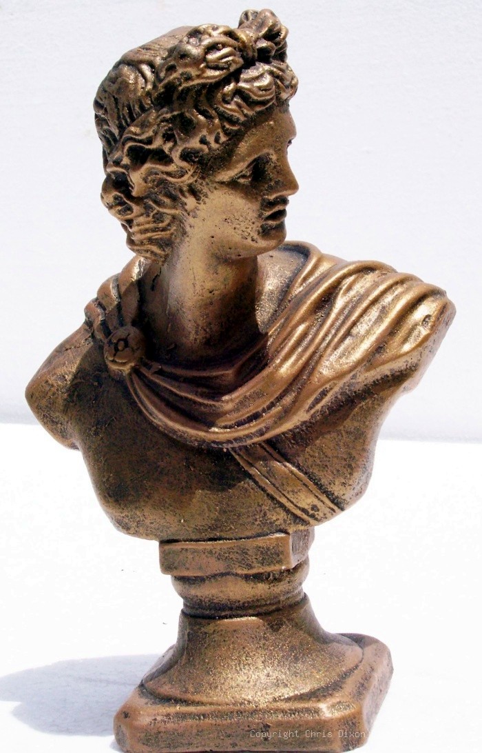 Bust Apollo Greek Classic 6x9