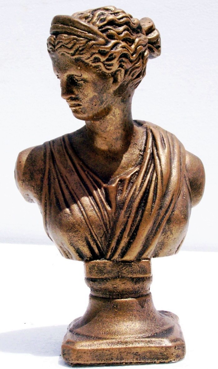 Bust Diana Greek Classic 6x9