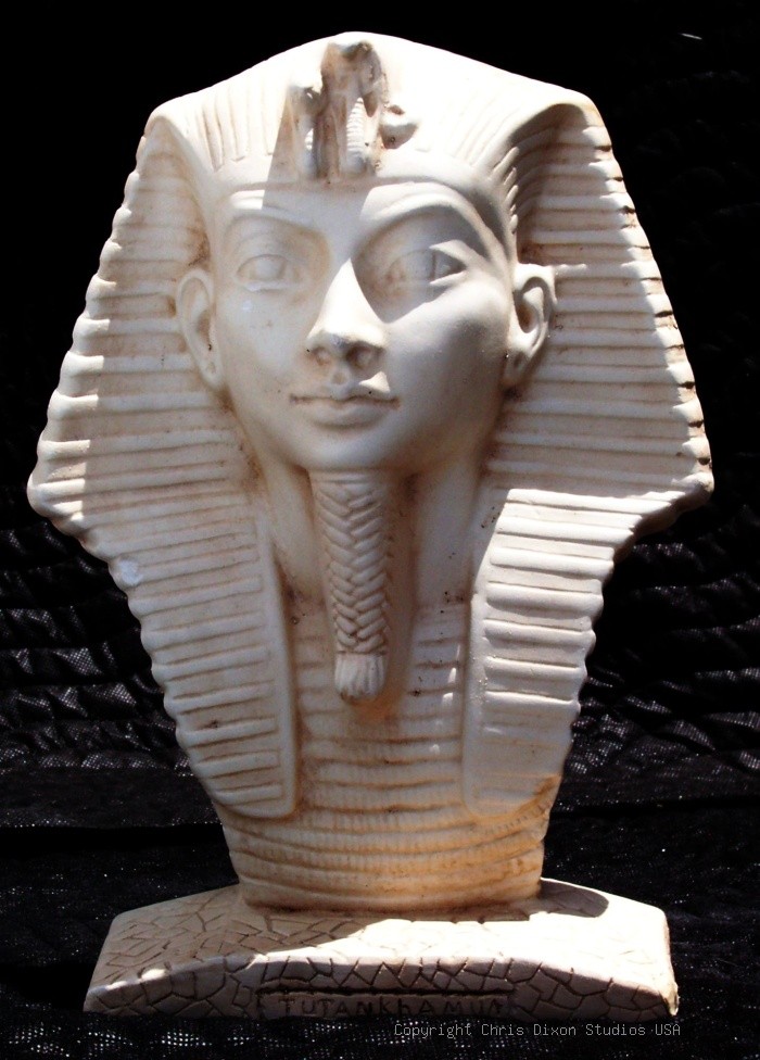 Bust Tutankhamin 11x9