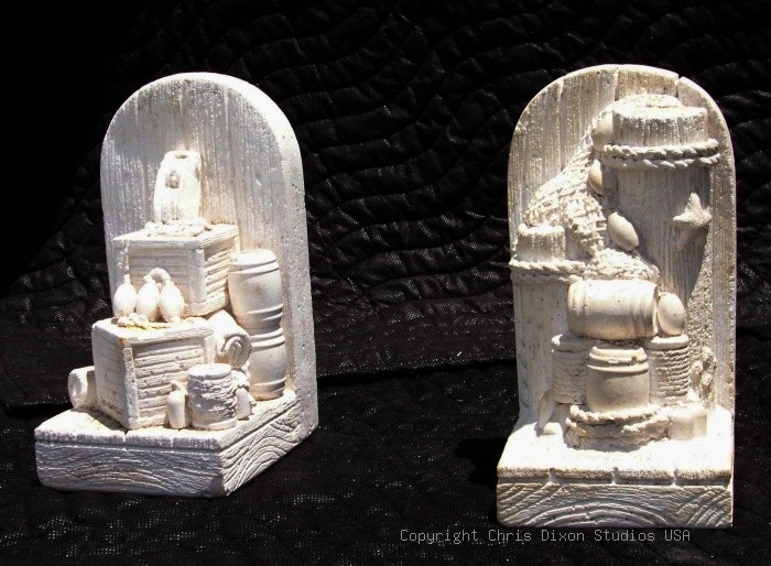 Bookends Nautical 5x9 Pair