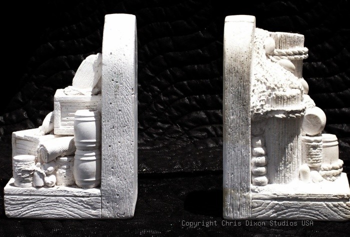 Bookends Nautical 5x9 Sides