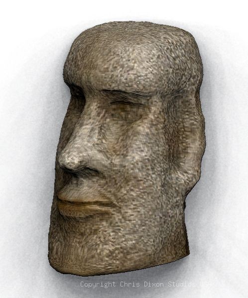 Easter Island Moai Head