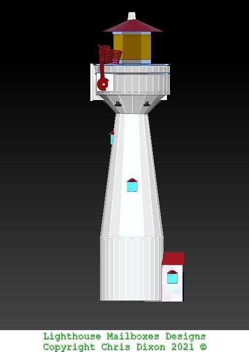 LightHouse MailboxUSA