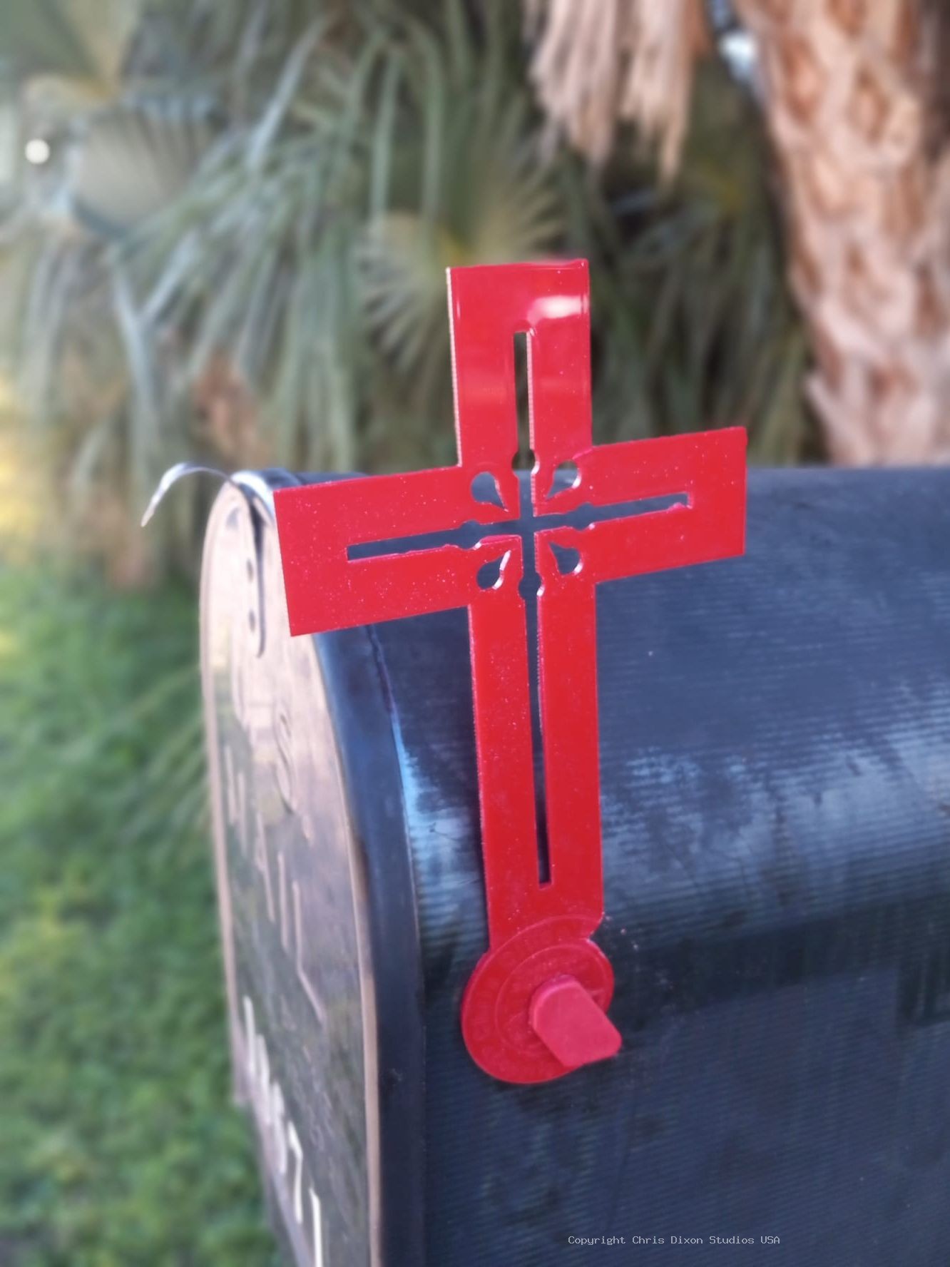 Mailbox Flag Cross 340