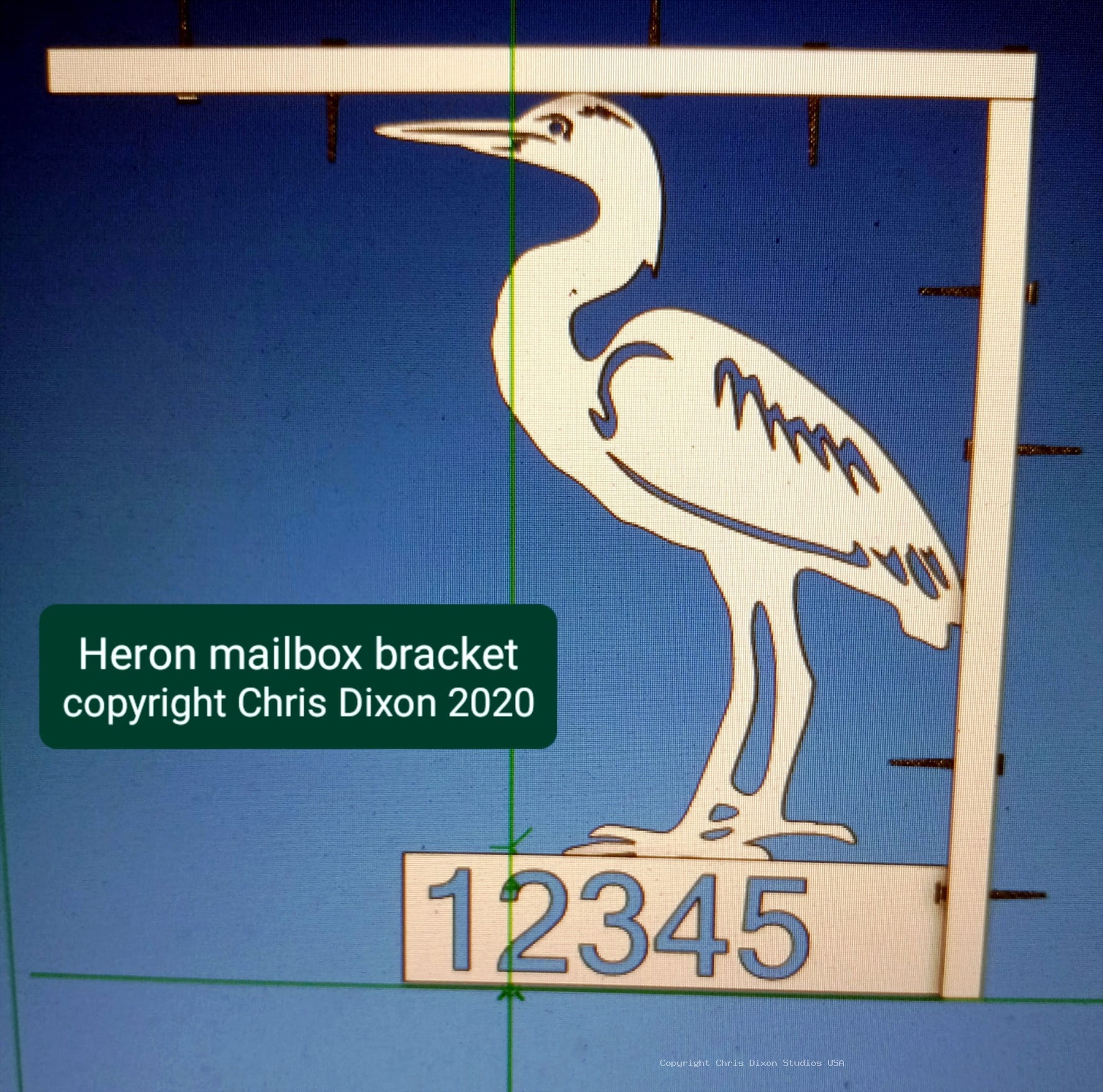 Mailbox Bracket HERON515