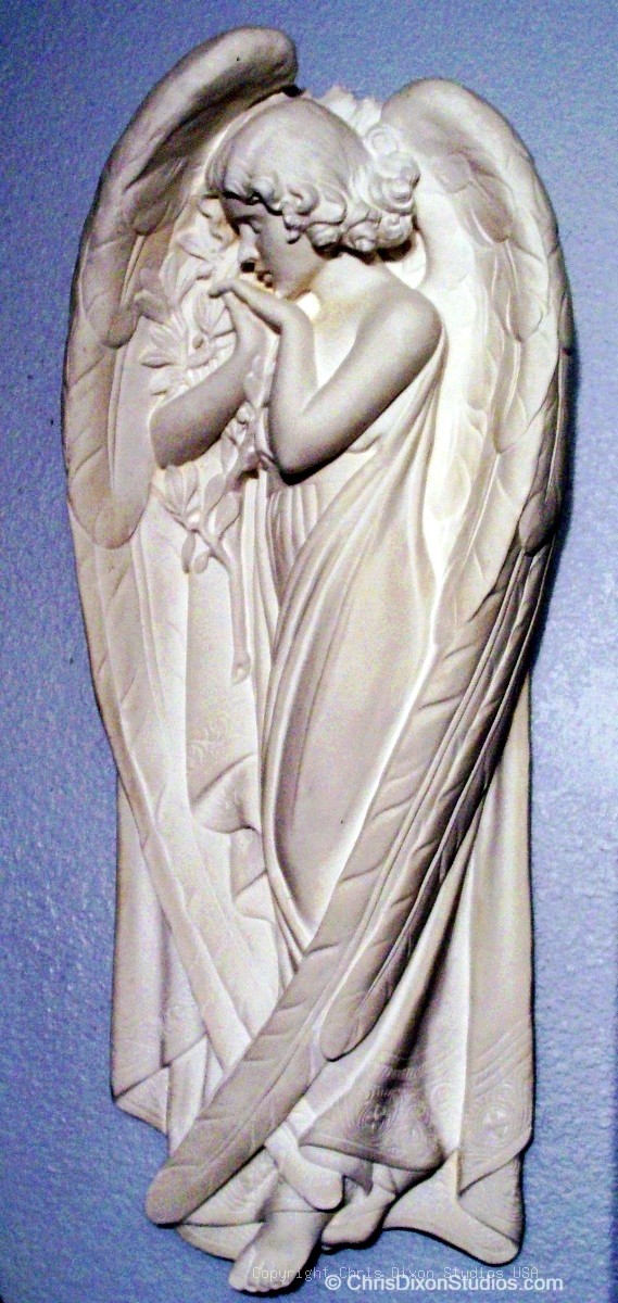 Angel Wall Statue 12x29 B