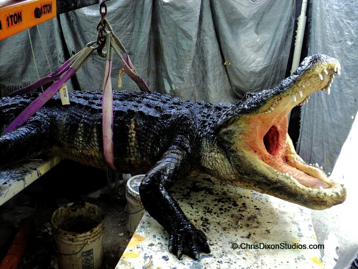 Alligator Statue 13ft