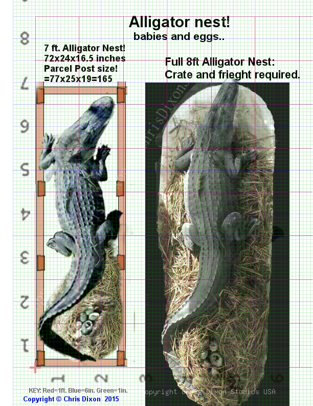 Alligator8ft NEST GRID