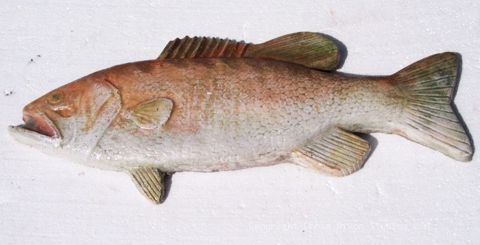 Fish Salmon Red 8x20