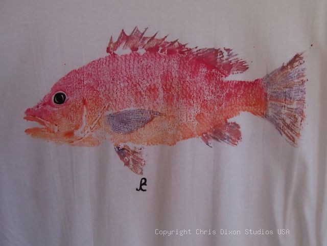 1red Snapper Fishprints