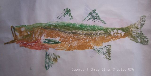 Sea Trout Fishprints