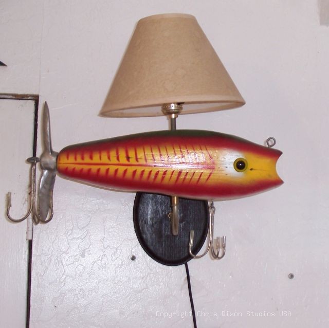 Lure Lamp Woodcarving