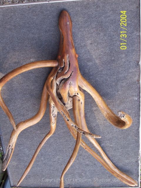 Octopus Woodcarving
