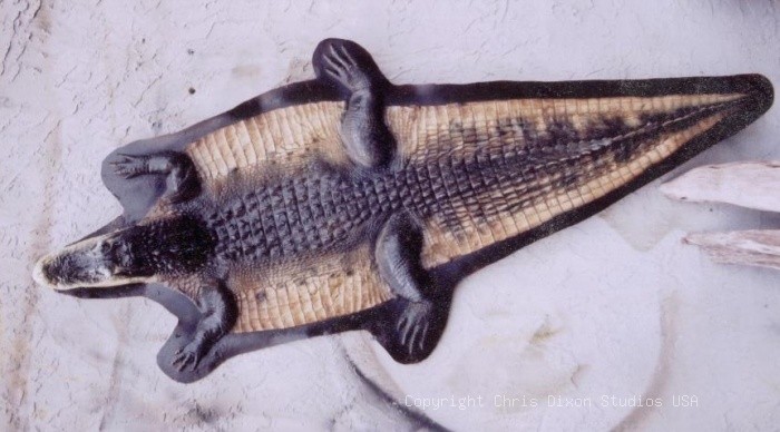 Alligator Skin Rug