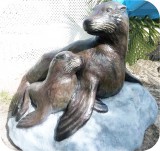 Sea Lion Mom And Baby 400