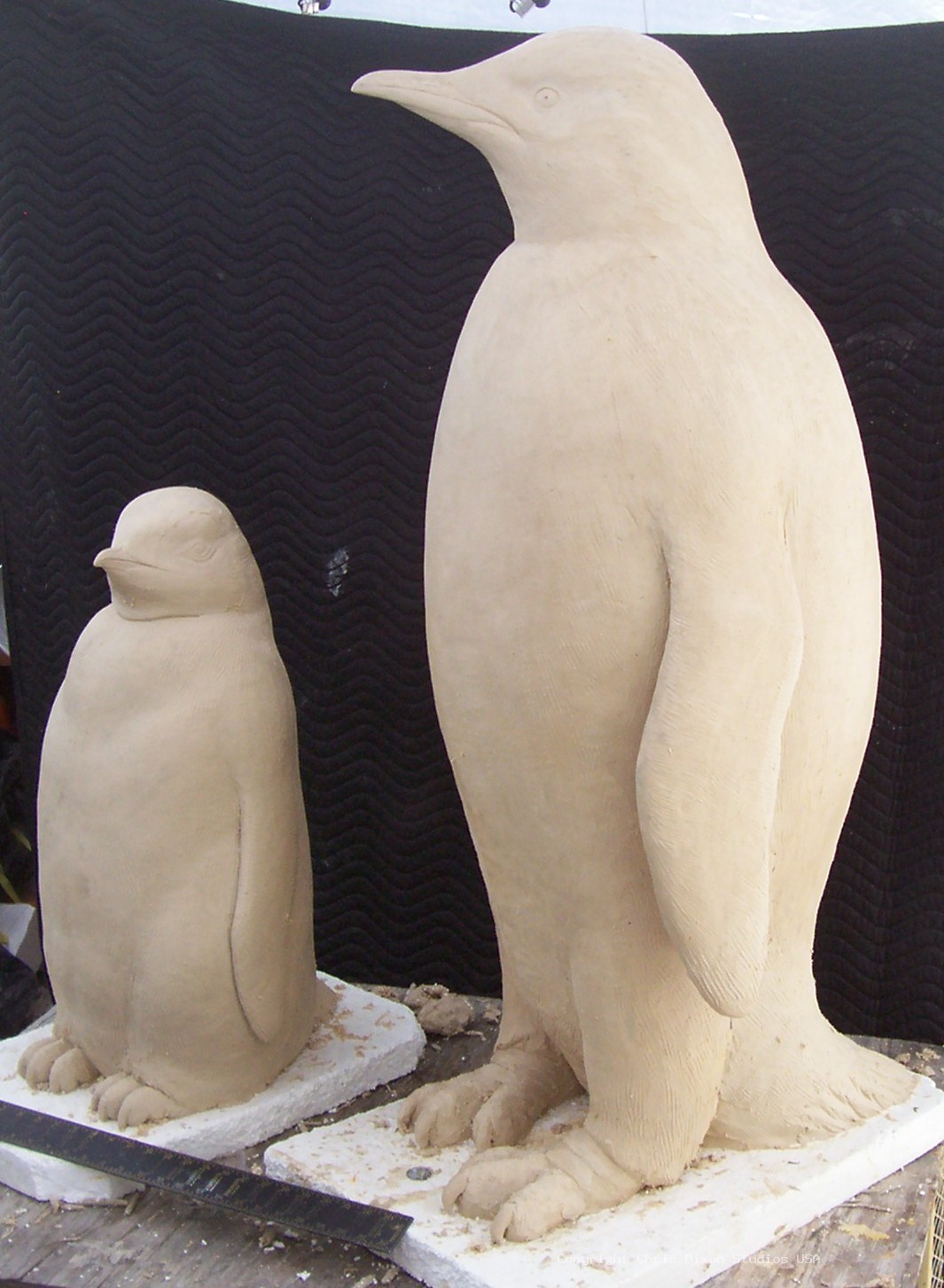 Emperor Penguins Clayshaped36