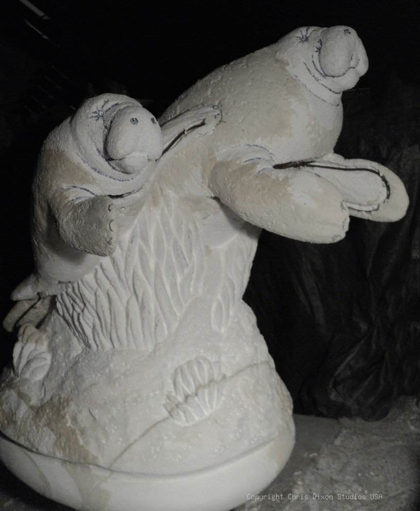 Manatees FPL 6ft CARVED2 08