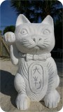 Lucky Cat Carved909