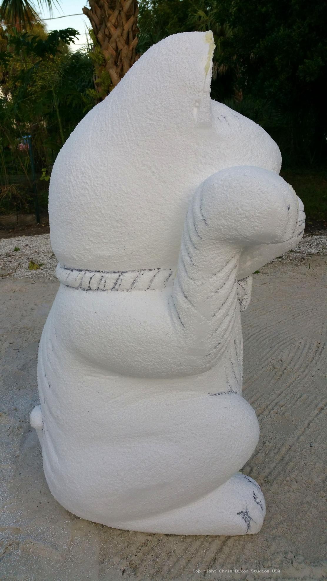 Lucky Cat Carved152