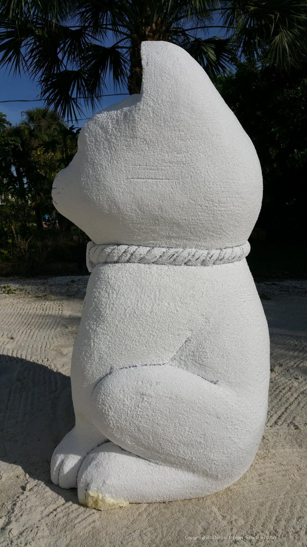 Lucky Cat Carved850