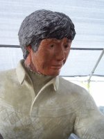 Big Wrestler Gator Carved 1979