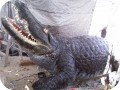 Big Wrestler Gator Carved 1983