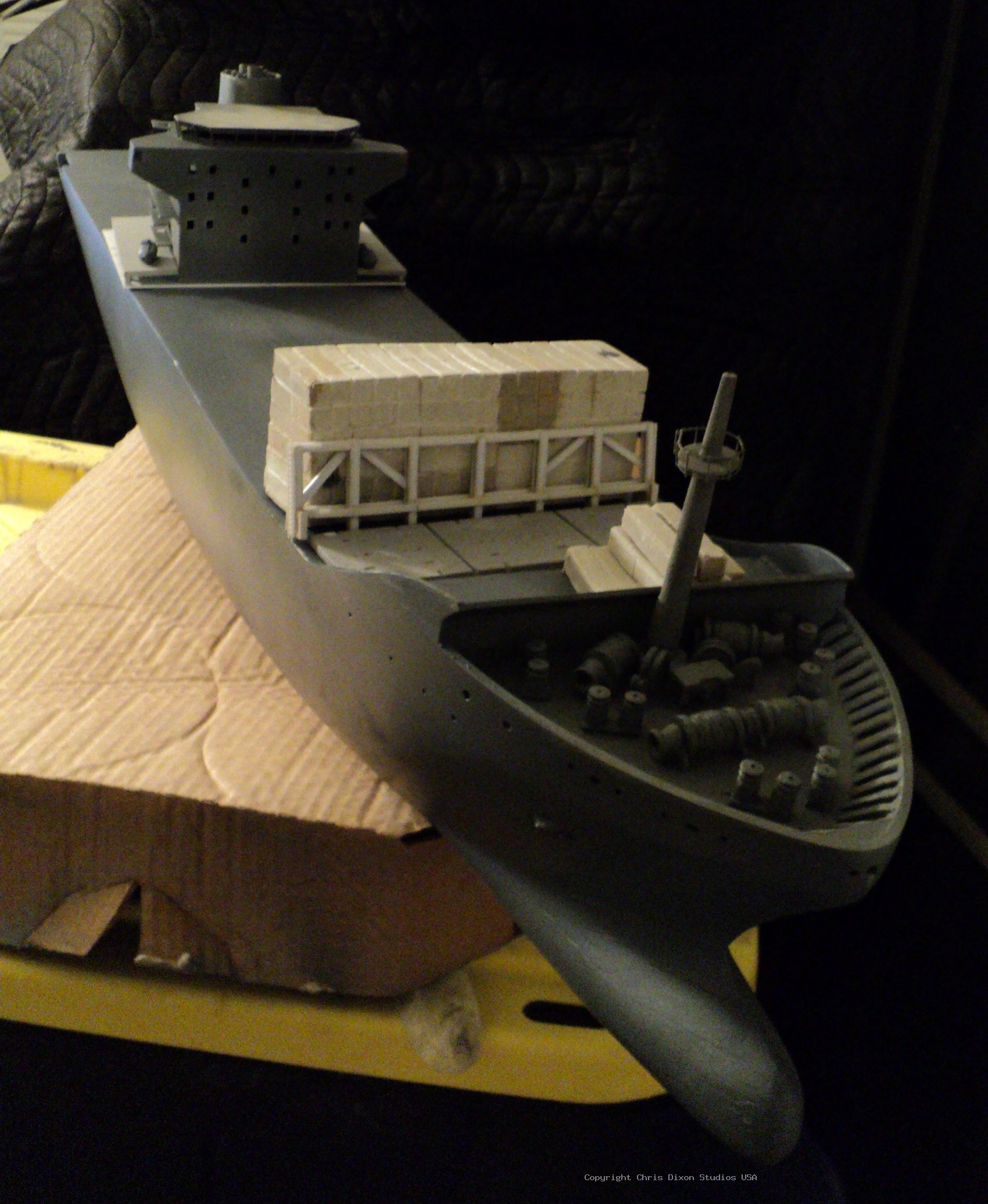 Container Ship Modeled15