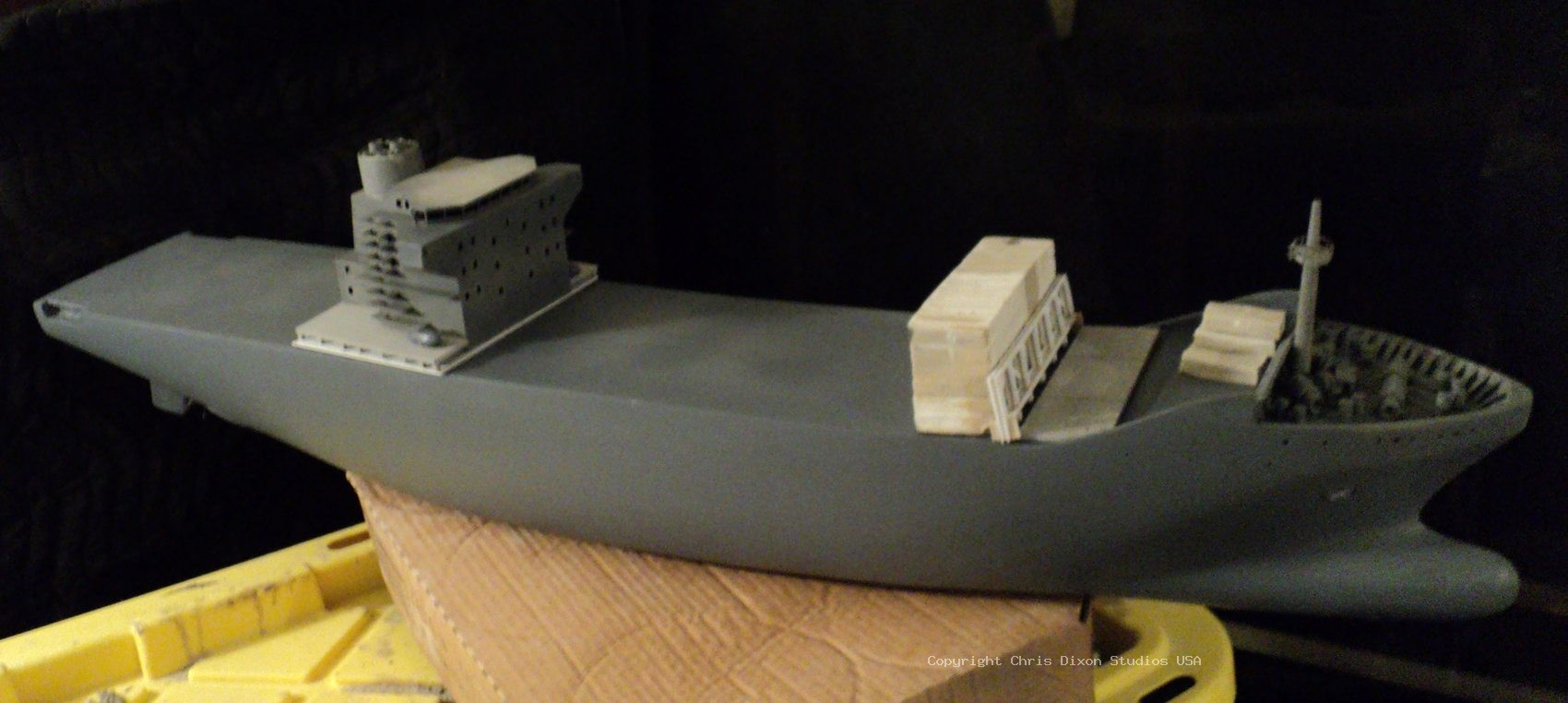 Container Ship Modeled16