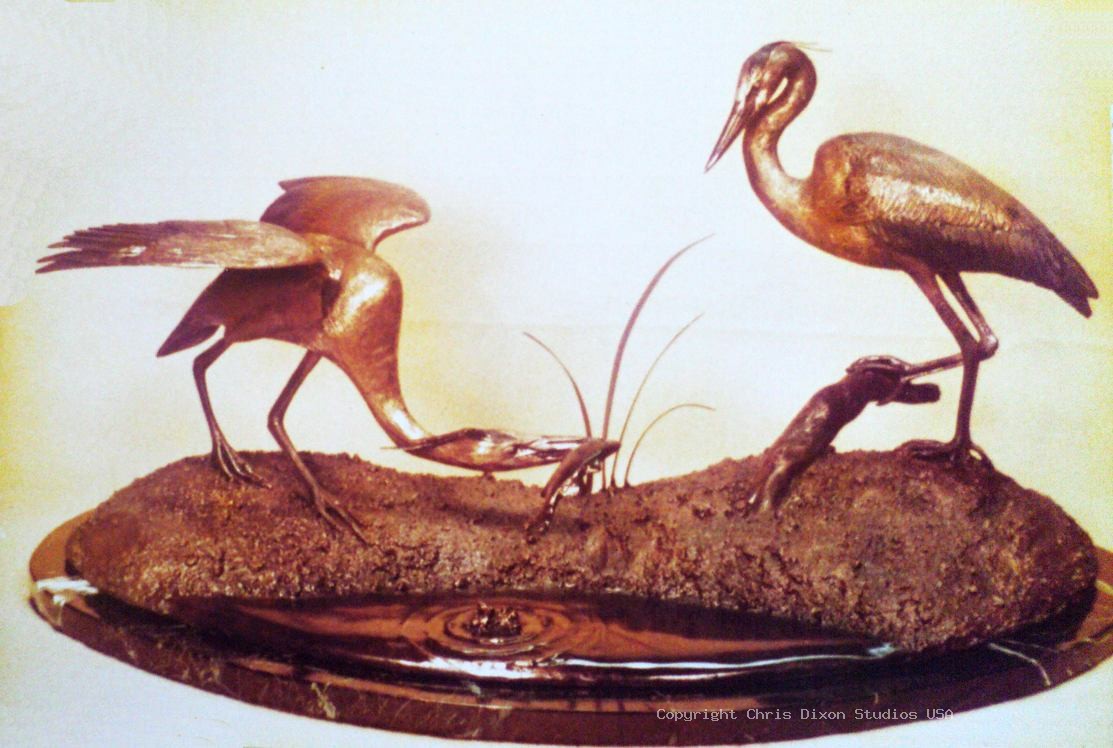 Heron Egret Bronze 290