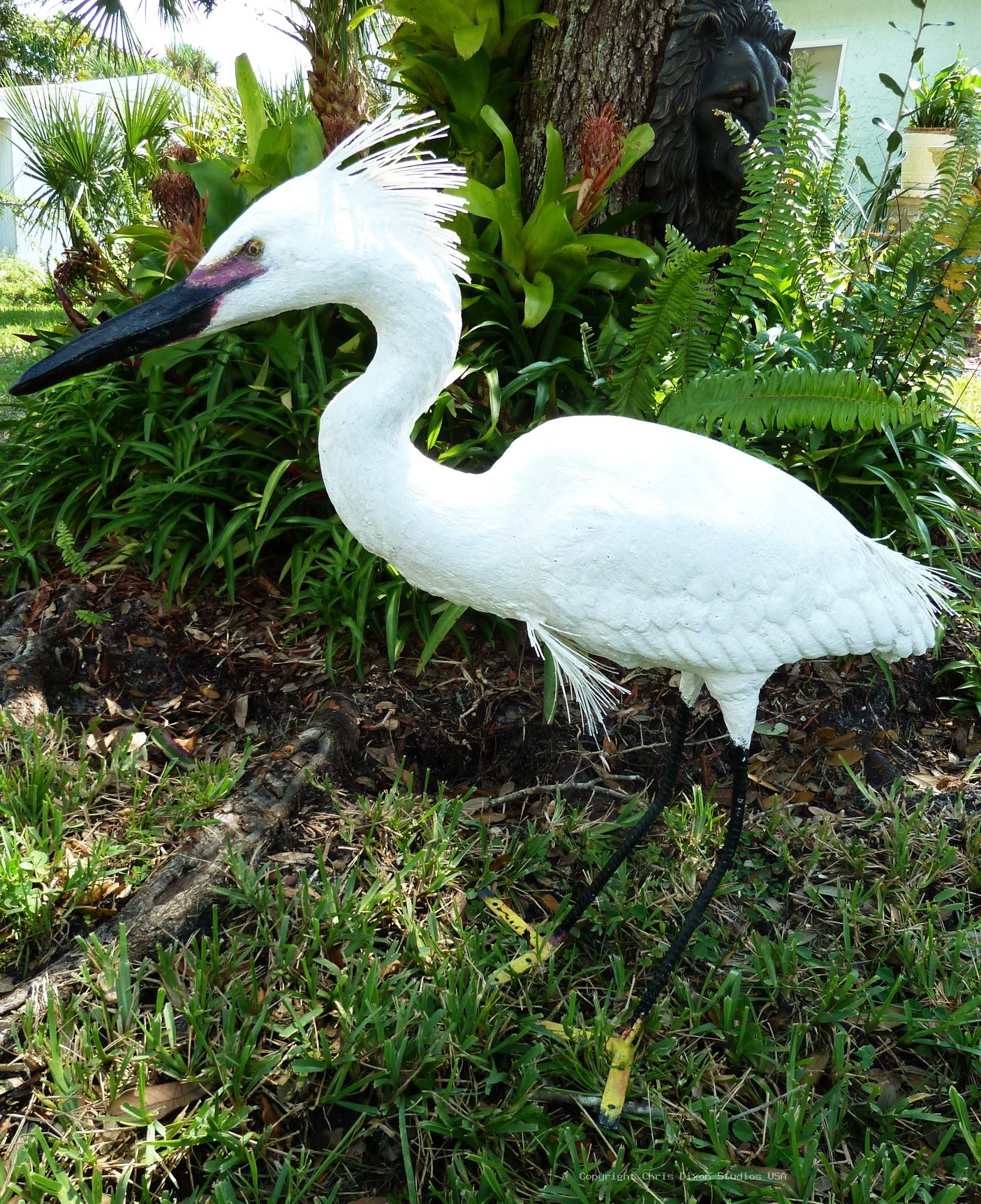Snowy Egret Decoys 025